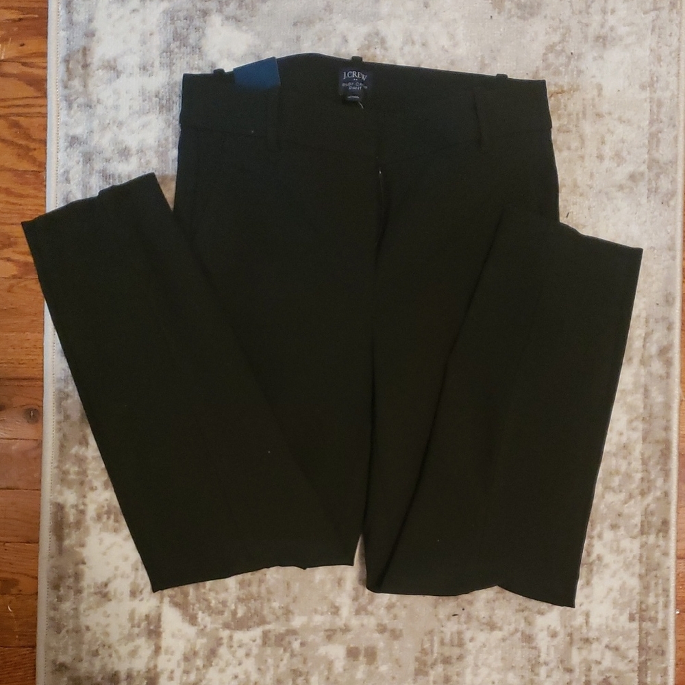J.Crew 4P Black Ruby Crop Pant